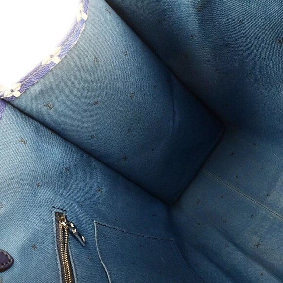 LOUIS VUITTON Onthego GM 2Way Hand Bag Monogram LV Escale Blue authentic - Picture 12 of 16